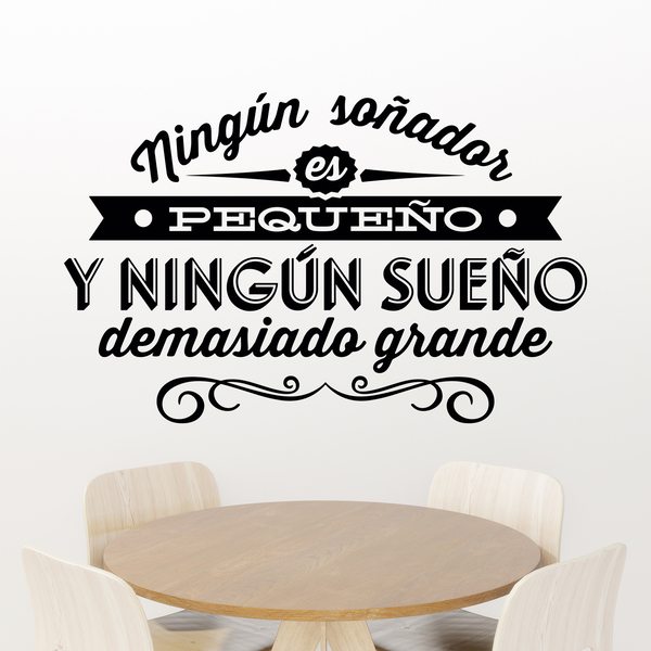 Wall Stickers: Ningún soñador es pequeño...