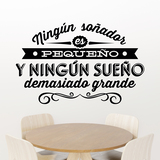 Wall Stickers: Ningún soñador es pequeño... 2