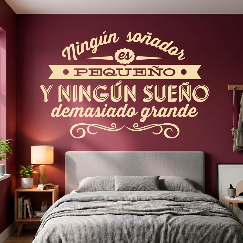 Ning&uacute;n so&ntilde;ador es peque&ntilde;o... 6/7