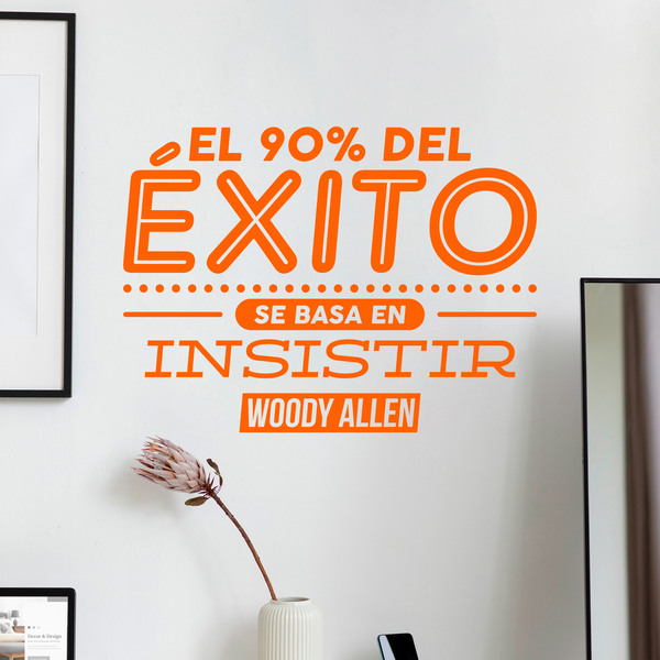 Wall Stickers: El 90% del éxito - Woody Allen