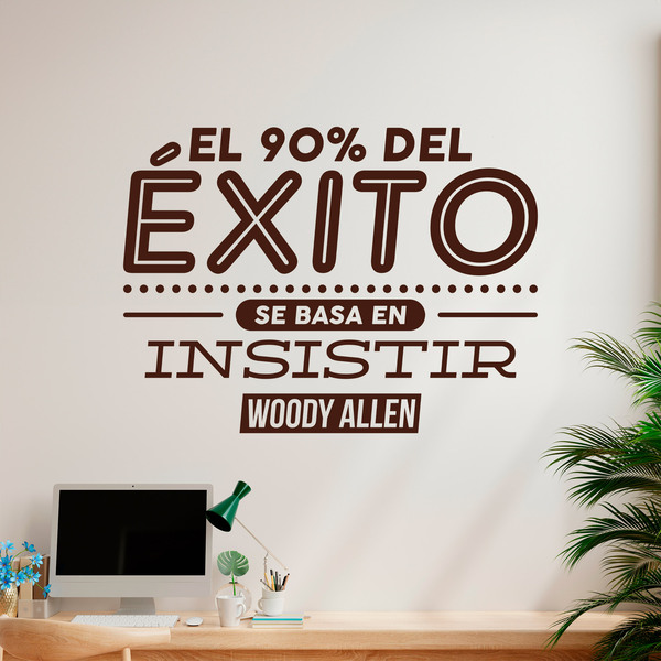 Wall Stickers: El 90% del éxito - Woody Allen