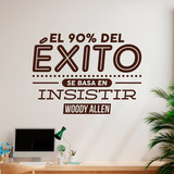 Wall Stickers: El 90% del éxito - Woody Allen 3