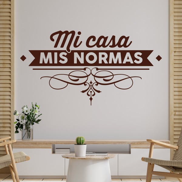 Wall Stickers: Mi casa, mis normas