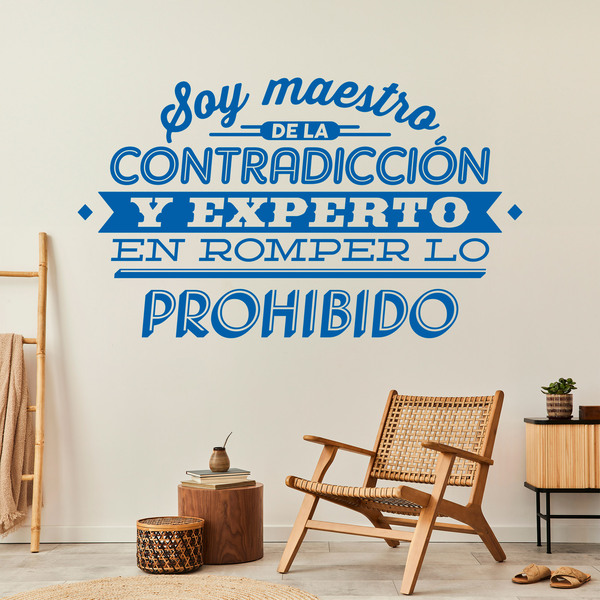 Wall Stickers: Soy maestro de la contradicción...