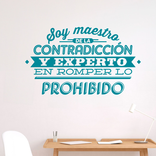 Wall Stickers: Soy maestro de la contradicción...