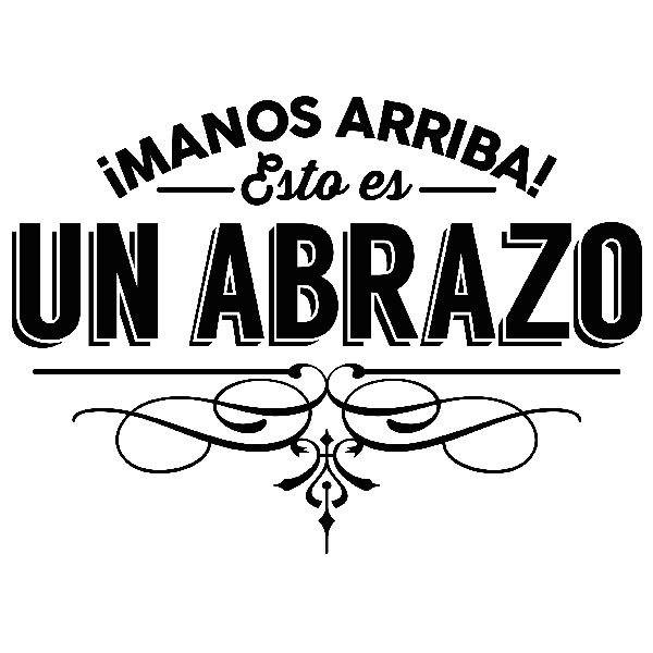 Wall Stickers: ¡Manos arriba! Esto es un abrazo