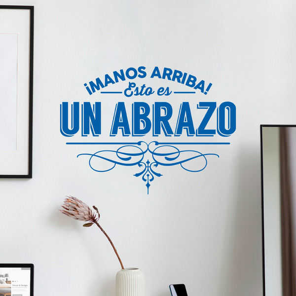 Wall Stickers: ¡Manos arriba! Esto es un abrazo