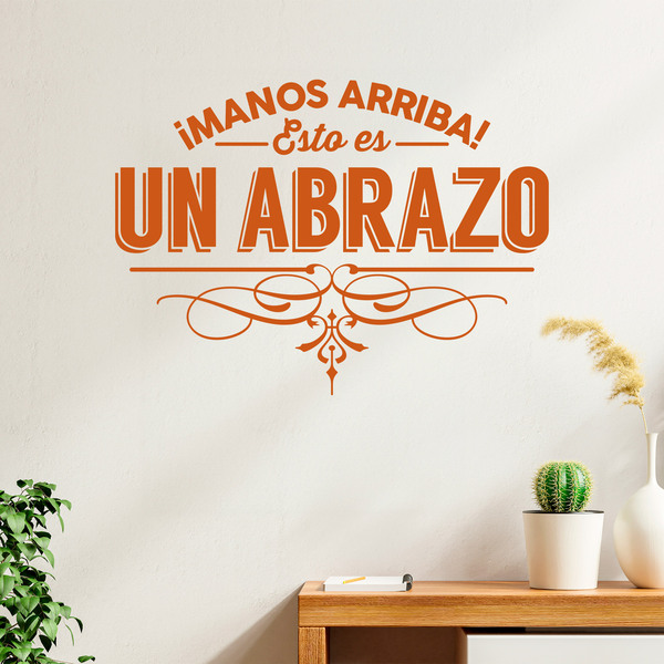 Wall Stickers: ¡Manos arriba! Esto es un abrazo