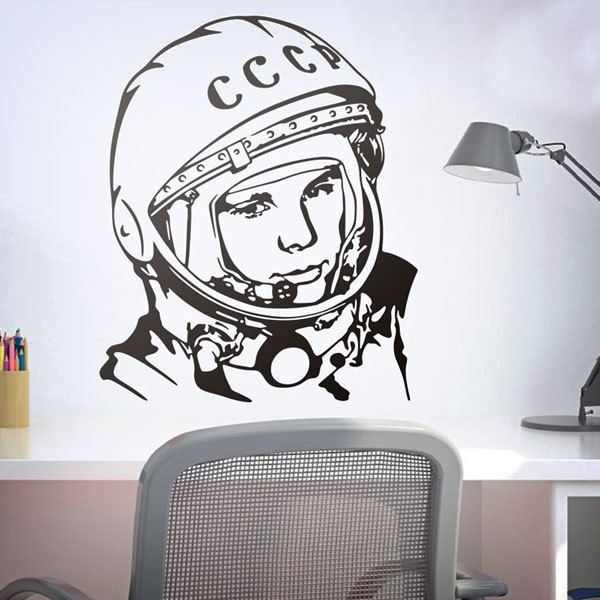 Wall Stickers: Astronaut Yuri Gagarin