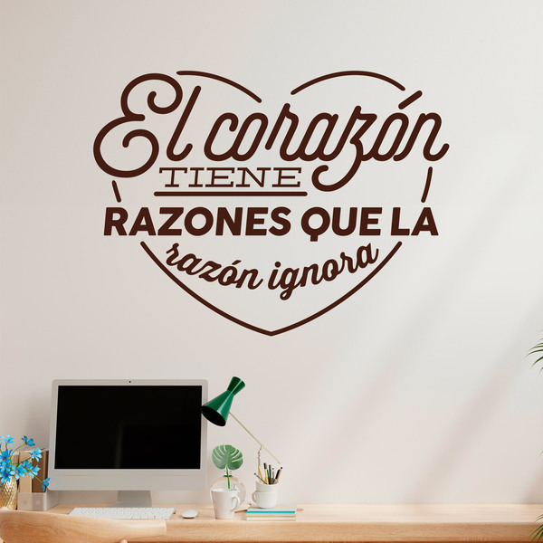 Wall Stickers: El corazón tiene razones...