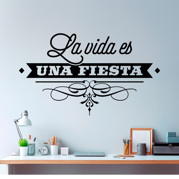 Wall Stickers: La vida es una fiesta