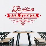 Wall Stickers: La vida es una fiesta 4
