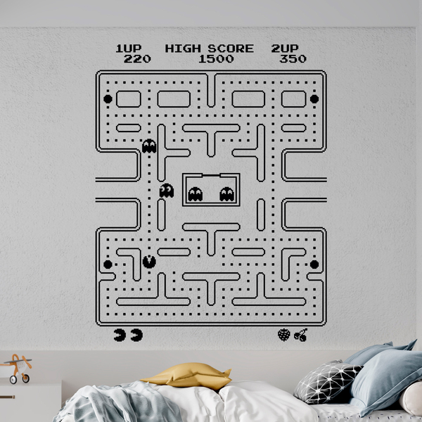 Wall Stickers: Pac-Man Arcade Game