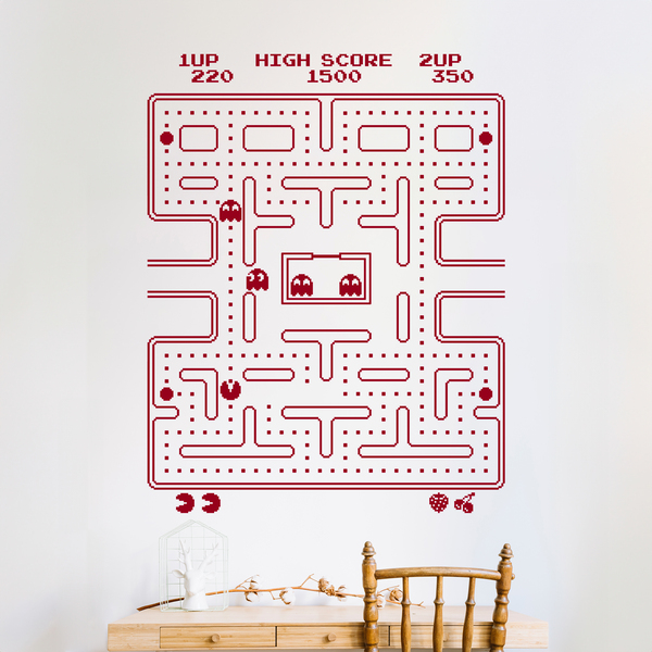 Wall Stickers: Pac-Man Arcade Game