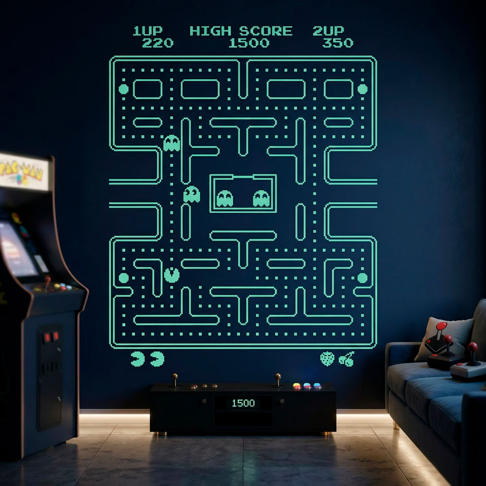 Wall Stickers: Pac-Man Arcade Game