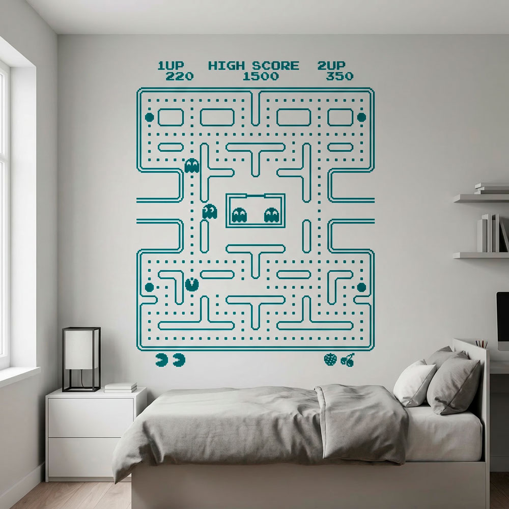 Wall Stickers: Pac-Man Arcade Game