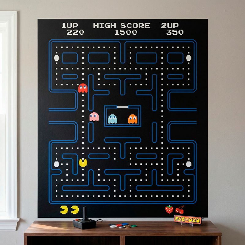 Pac-Man Arcade Wall Mural 0