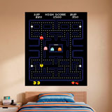 Wall Stickers: Pac-Man Arcade Game Color 6