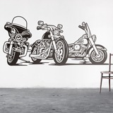 Wall Stickers: 3 Harley Davidson motorbike 2