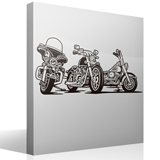 Wall Stickers: 3 Harley Davidson motorbike 3
