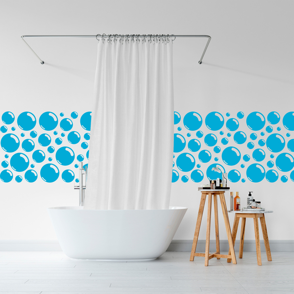 Wall Stickers: Kit 40 stickers bubbles