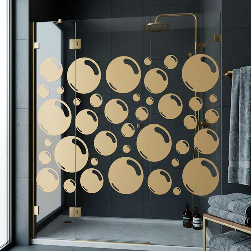 Wall Stickers: Kit 40 stickers bubbles