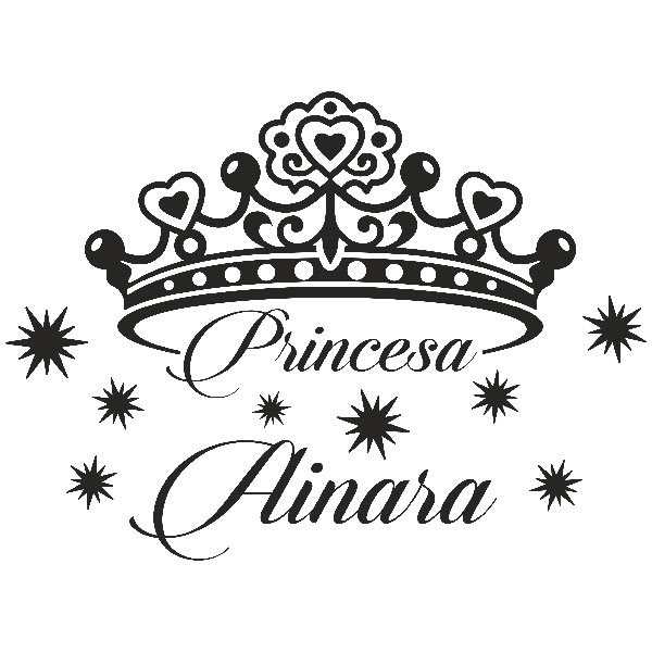 Stickers for Kids: Personalized princess