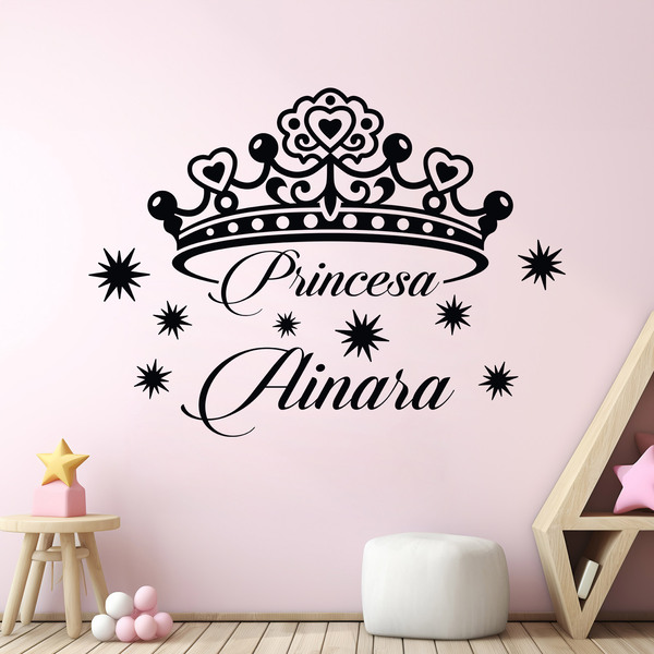 Stickers for Kids: Personalized princess