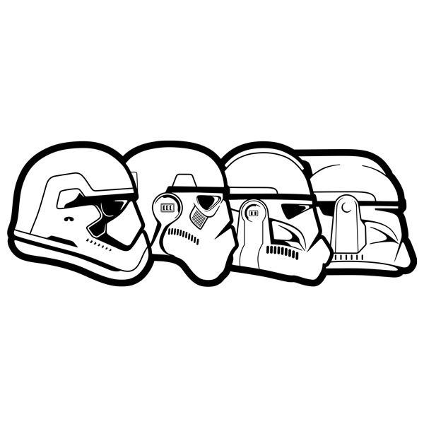 Wall Stickers: Stormtrooper Evolution