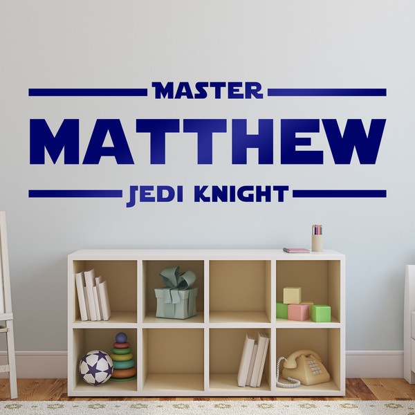 Wall Stickers: Custom Master Jedi Knight 