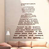 Wall Stickers: Star Wars Intro Text 2