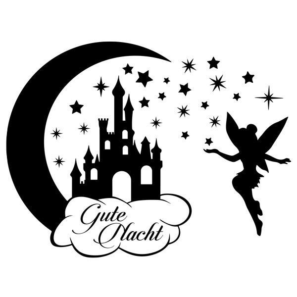 Stickers for Kids: Castle and Bell, Guten Nacht