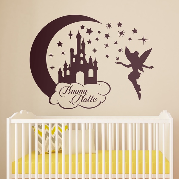 Stickers for Kids: Castle and Bell, Buona Notte