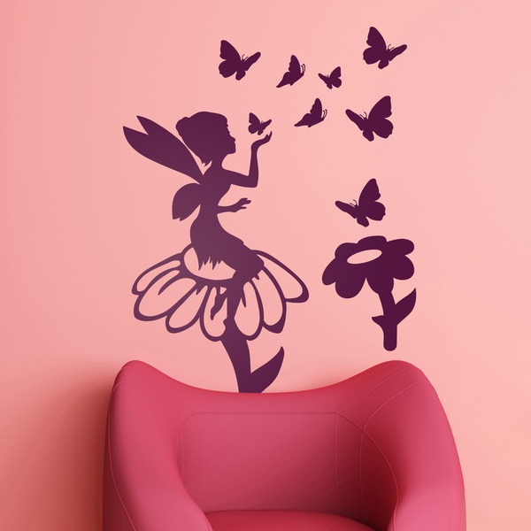 Stickers for Kids: Bell, Flowers and Butterflies