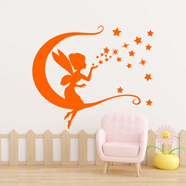 Stickers for Kids: Tinkerbell, moon and stars