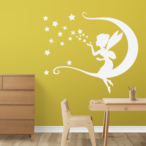 Stickers for Kids: Tinkerbell, moon and stars
