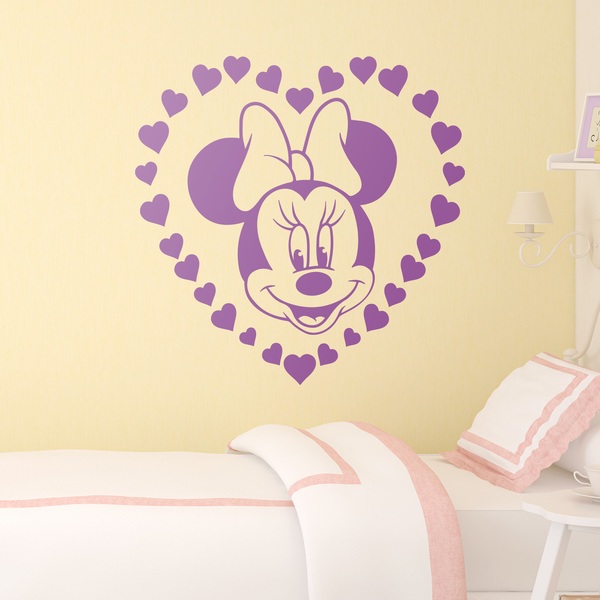Stickers for Kids: Minnie Mouse and hearts