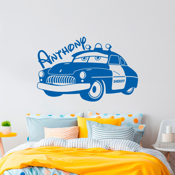 Stickers for Kids: Sheriff car personalized