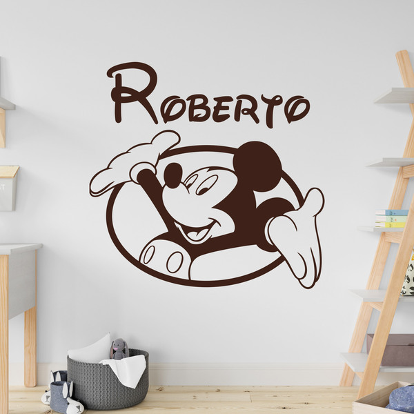 Stickers for Kids: Window Mickey Mouse personalized