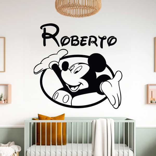 Stickers for Kids: Window Mickey Mouse personalized