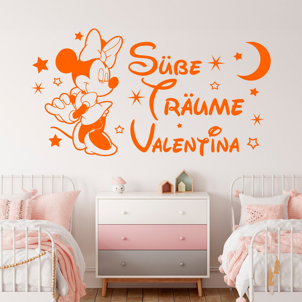 Minnie mouse wall stickers discount