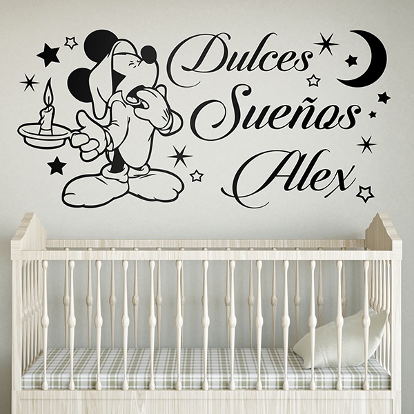 Stickers for Kids: Personalized Mickey Mouse Sweet Dreams 0