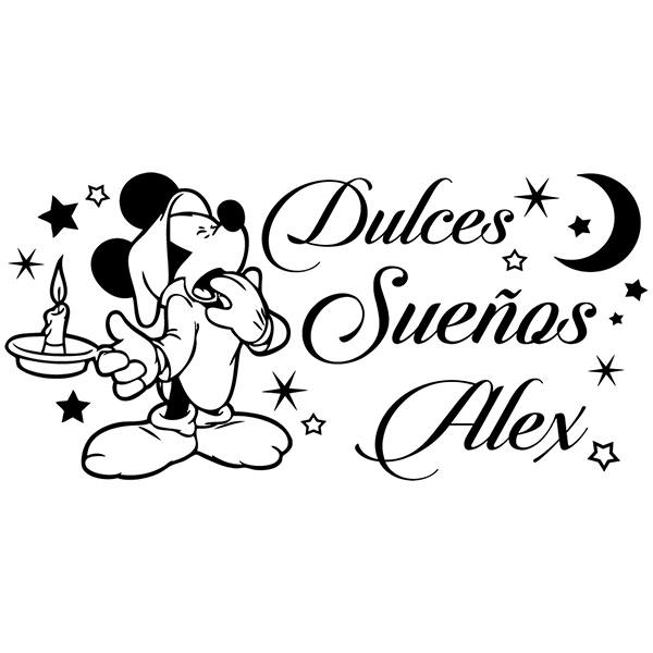 Stickers for Kids: Personalized Mickey Mouse Sweet Dreams