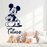 Stickers for Kids: Mickey Mouse Football sitting 2