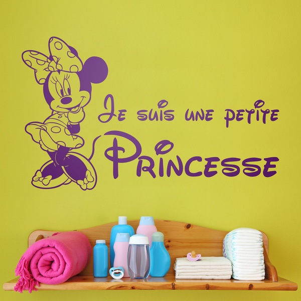 Stickers for Kids: Minnie, Je suis une petite princesse