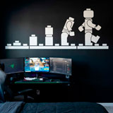 Stickers for Kids: Evolution Lego Figures