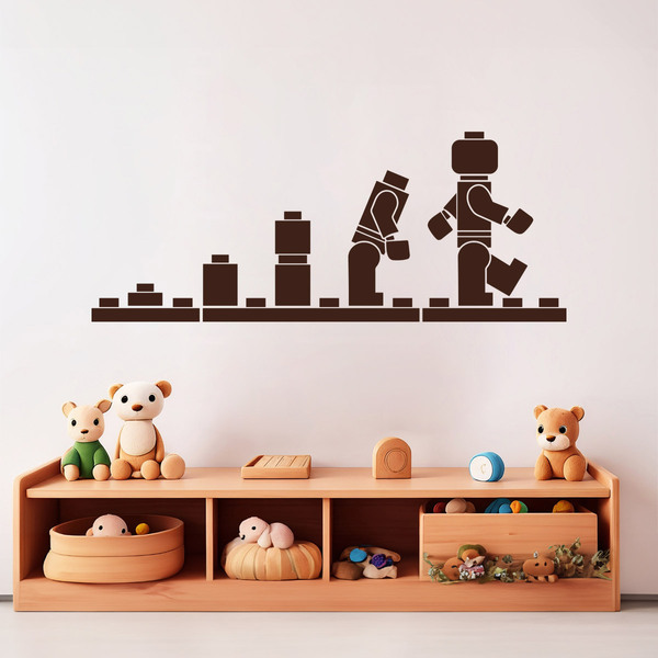 Stickers for Kids: Evolution Lego Figures