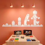 Stickers for Kids: Evolution Lego Figures 8