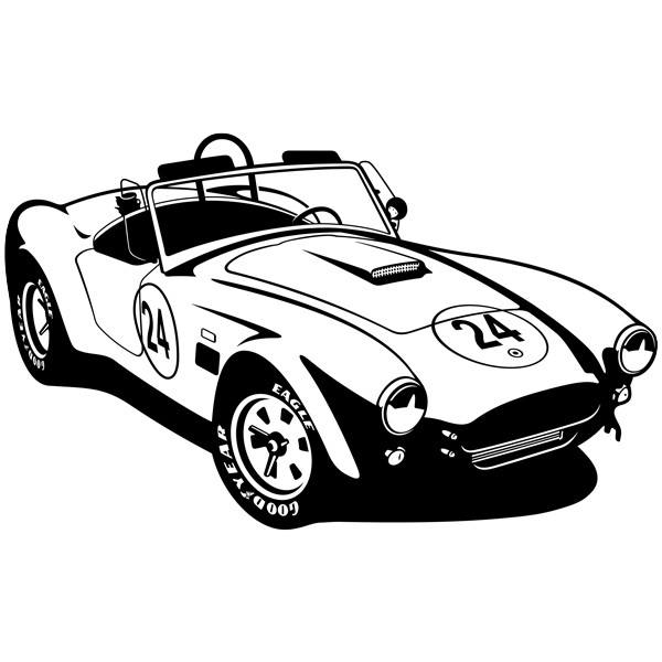 Wall Stickers: AC Cobra Sports Car