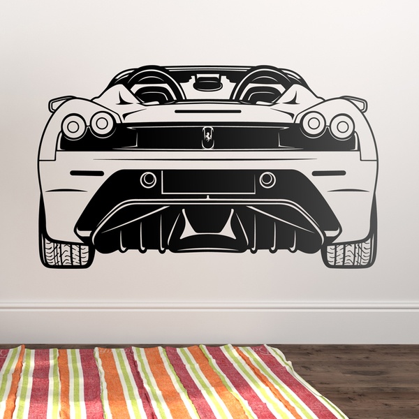 Wall Stickers: Ferrari F430, rear